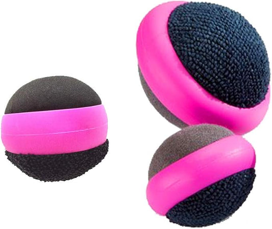 3 Pack Dual Action Touch Screen Glass Cleaner Cleaning Ball for iPad/Tablet/Smart Phone/Laptop/Computer/TV/Monitor Rose Red