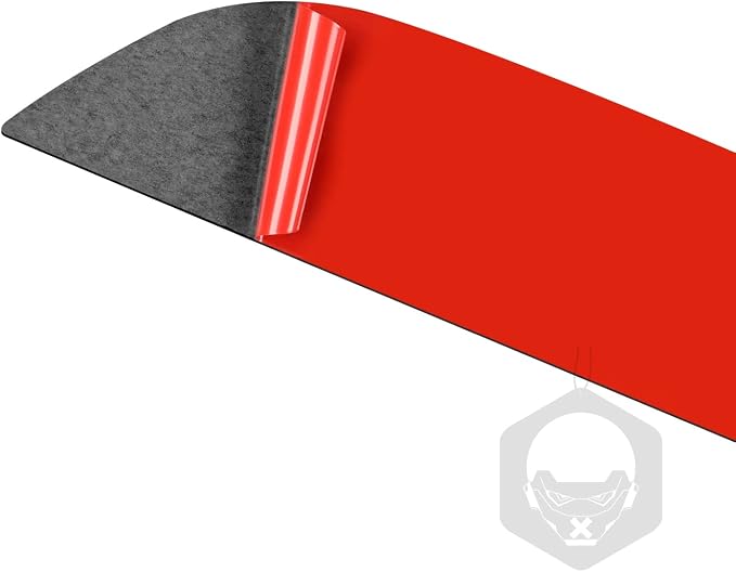 Red Real Carbon Fiber Trim for Nissan Rogue Accessories | for 014 2015 2016 2017 2018 2019 2020 S SL SV Rear License Plate Upper Decorative Strip Sticker Exterior Thick Overlay Decal
