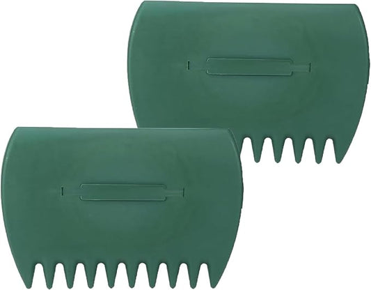 Leaves Grabber - 2 PCS Handheld Hazelnut Leaf Scoop for Fast Lawn Cleanup, Garden Leaf Scoops Hand Rakes for Fallen Leaves, Grass Clippings and Yard Trash