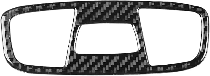 Real Carbon Fiber Overhead Stickers Fit for Audi A3 8Y S3 2021-2025 | Overhead Reading Light Panel Trim | Accessories | Self-adhesive