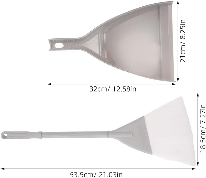 Small Broom with Dustpan Set for Bedrooms and Corner Spaces, Mini Handheld Brush with Ergonomic Grip and Sturdy Plastic Nylon Material, Reliable Small Sweeping Brush Dustpan,