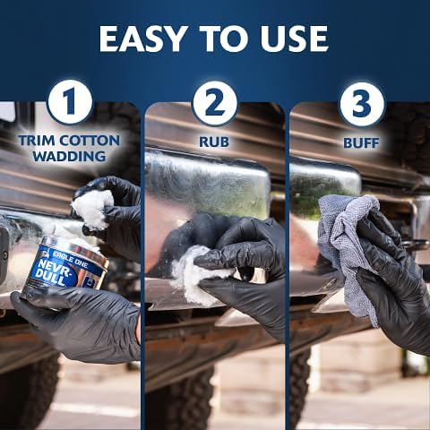 Eagle One Car Polish, Nevr-Dull Wadding Metal Polish, 5 Oz (Pack of 2)