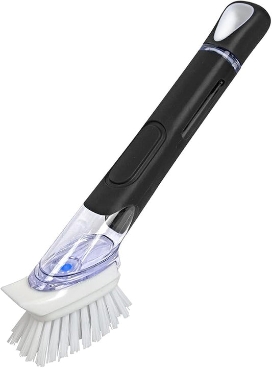 CELOX Dish Brush with Soap Dispenser, Heavy Duty Dish Brush for Cleaning Kitchen