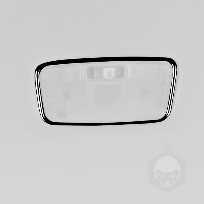 Glossy Bright Piano Black Car Rear Row Reading Light Panel Reading Lamp Frame Decoration Sticker Interior Trim Compatible with Toyota Corolla 2009 2010 2011 2012 2013 Auto Trim Accessories