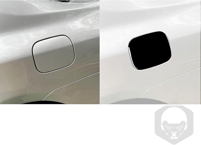 Glossy Bright Piano Black Car Fuel Tank Cap Cover Gas Cap Protection Sticker Exterior Trim Compatible with Toyota Corolla 2009 2010 2011 2012 2013 Auto Trim Accessories