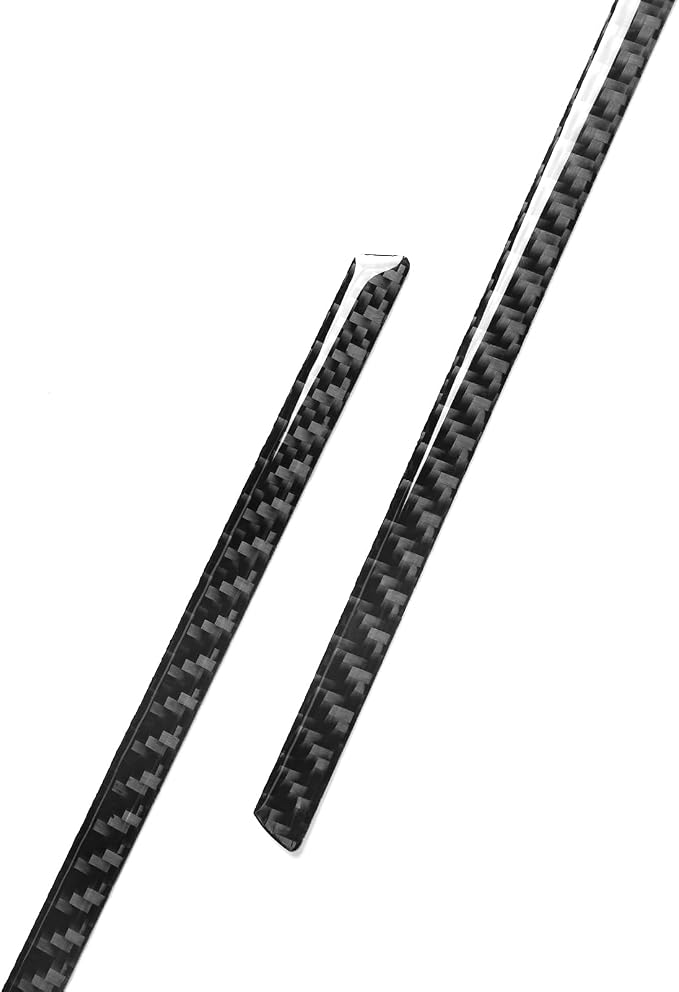 Real Carbon Fiber Trim for Toyota Camry Accessories | for 2012 2013 2014 Front Door Inner Decoration Panel Strip Sticker Interior Thick Overlay Decal 6PCs