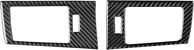 Fit for Cadillac Escalade ESV 2007-2014 / EXT Hybrid 2009-2013 | Real Carbon Fiber | Accessories | Trim Instrument Side Air Vent Surround Cover | Stickers | Anti-scratch
