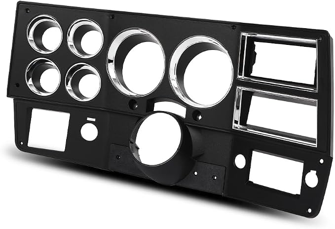 PIT66 Dashboard Bezel Lower Column Cover Fit Chevy GMC Truck 1984-1987 | A/C Dash Trim Panel Replacement Fit Chevy GMC Trucks 1984-1987. Fits Models Without Wiper Switch Hole