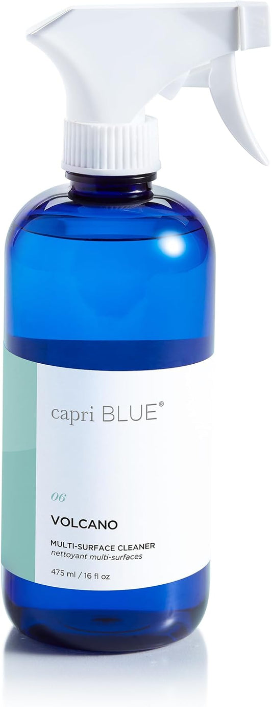Capri Blue Volcano Multi Surface Cleaner Spray - Multi Purpose Cleaner - Cleaning Spray Safe for Countertops, Granite, & More - Vegan & Cruelty Free Cleaning Supplies (16 fl oz)