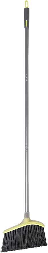 Casabella Wayclean Wide Angle Corner Broom, Gray/Green