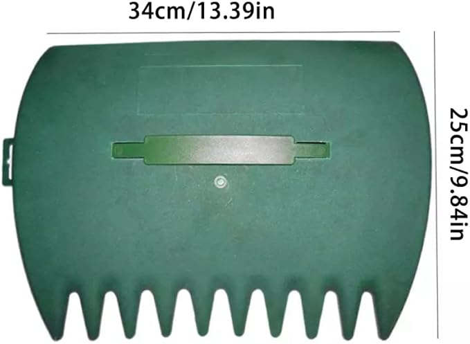 Garden Rakes,Leaf Rake Scoops Garden Cleaning Rubbish Leaf Collector Grabs with Leaf Claws for Weed Easy Picking Up