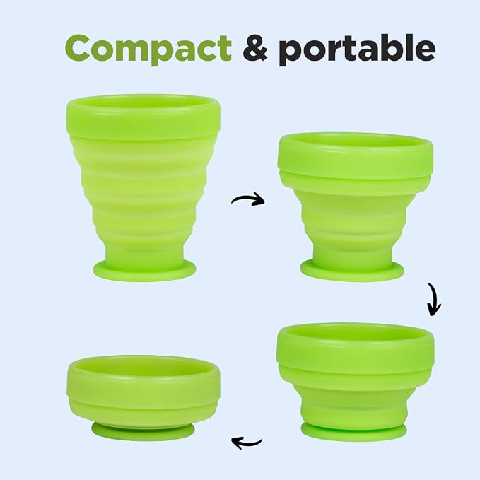 PEESAFE Menstrual Cup Sterilizing Container (1N) | Made with Medical Grade Silicone | Menstrual Cup Cleaner | Microwaveable, Menstrual Cup sterilizer | Compact and Travel Friendly