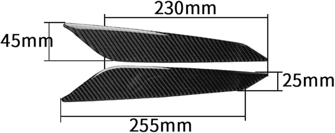 Real Carbon Fiber Trim for Audi Accessories | for B9 A4 S4 A5 S5 2020-2025 / RS5 2021-2025 Center Console Gear Shifter Side Strip Interior Thick Overlay Decal