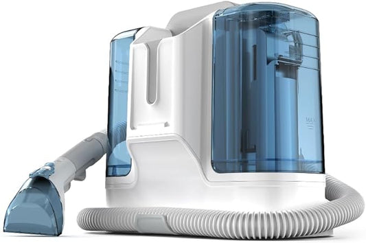 Carpet Cleaner Machine Upholstery - 450W Shampooer Couch Cleaning Portable Vacuum Rug Sofa Car Seat Fabric Mattress Pet Spot Extractor for Furniture Water Hand Held Scrubber Small Deep Washer