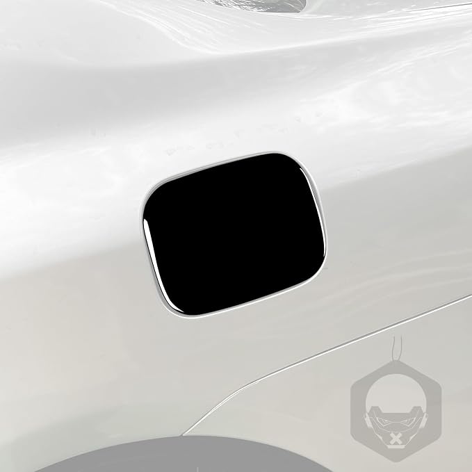 Glossy Bright Piano Black Car Fuel Tank Cap Cover Gas Cap Protection Sticker Exterior Trim Compatible with Toyota Corolla 2009 2010 2011 2012 2013 Auto Trim Accessories