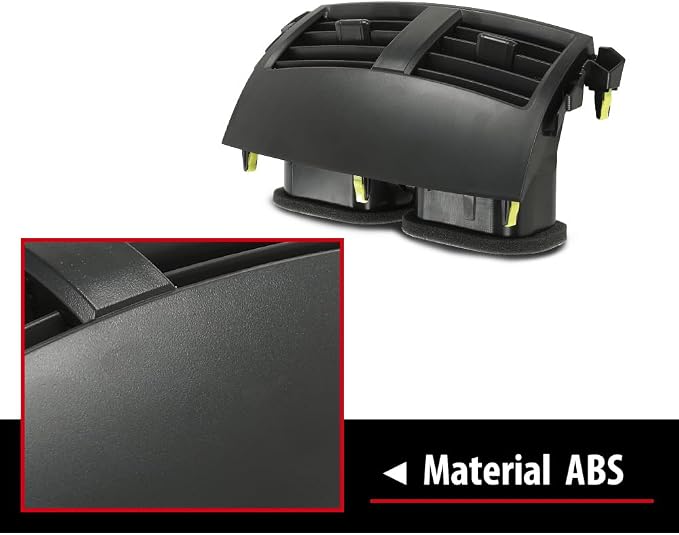DOTCOM Center AC Air Dash Vent Panel Fit For Toyota Rav4 2006-2012 | Replace 55663-42020,Custom Fit Toyota Rav4 2006-2012,Black