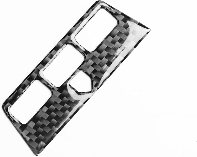 Real Carbon Fiber Trim for Honda Accord Accessories | for 2003 2004 2005 2006 2007，Reading Light Switch Button Panel，Interior Dash Panel，Thick Overlay Sticker Decal
