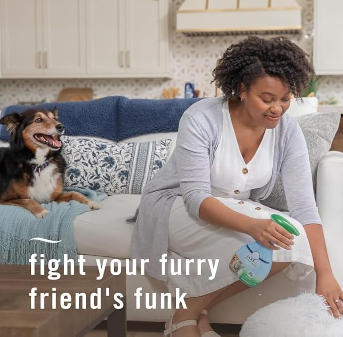(Pack of 2) Pet Odor Fighter Air Freshener Fabric Spray, Fresh Scent, (16.9 oz x 2 = Total 33.8 oz)
