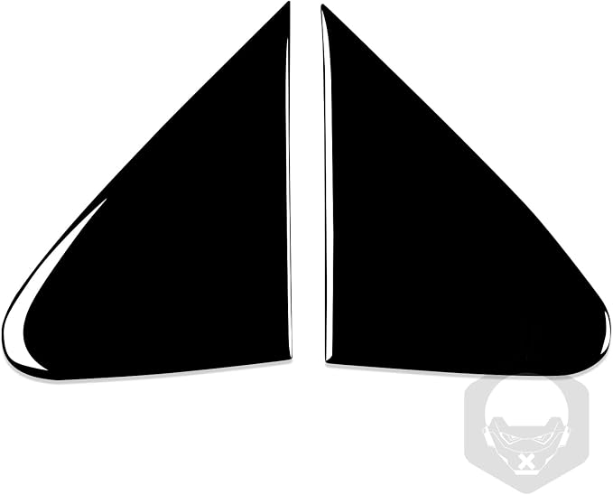 Glossy Bright Piano Black Car Outer Window Pillar Cover A-Pillar Scratch Protector Decoration Sticker Exterior Trim Compatible with Toyota Corolla 2009 2010 2011 2012 2013 Auto Trim Accessories