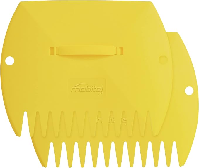 Mobitel Leaf Scoops Hand Rakes -Large Leaf Grabber for Picking Up Yard Leaves, Lawn Garbage and Grass Clippings
