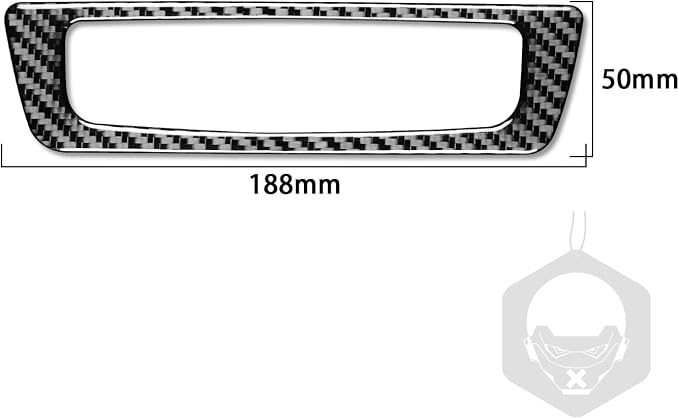 Real Carbon Fiber Trim for Audi 80A Q5 Accessories | for SQ5 2018-2025 Dash Rear AC Outle Cliamte Button Panel Frame Cover Sticker Interior Thick Overlay Decal