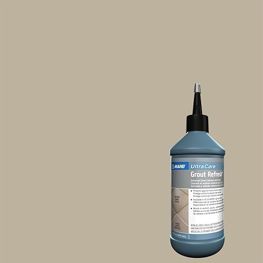 MAPEI UltraCare Grout Refresh, Universal Grout Colorant & Sealer, 8 oz Bottle – Easy Grout Restoration & Protection, 5039 Ivory