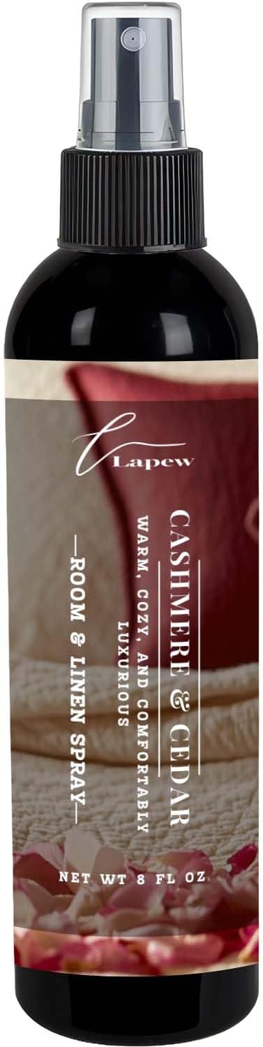 Lapew Room & Linen Spray | Fragrance Mist for Home, Car & Office | Fabric & Air Freshener | Neutralizing Mist | Made in USA | Cashmere & Cedar