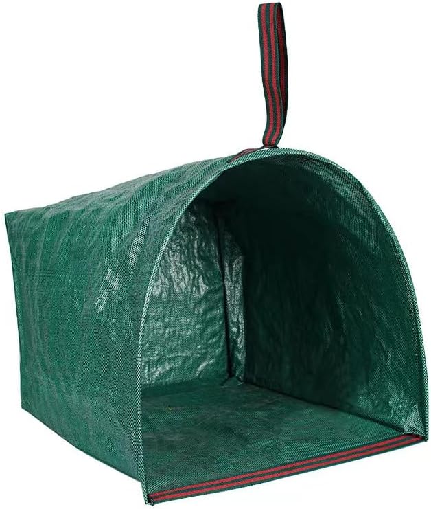 RISETEX 3-Pack Large Reusable Collapsible Yard Waste Bags with Dustpan | For lawn, garden, leaves, grass clippings, parties, laundry, camping. Heavy-duty, folds flat, easy storage