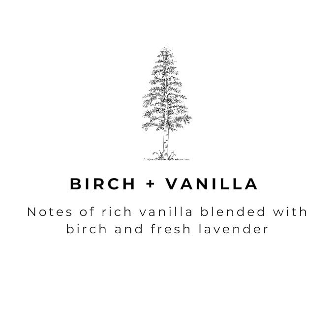 River Birch Birch + Vanilla Scented Linen and Room Spray | Home Fragrance | 4 oz Glass Amber Bottle | Luxury Signature Scent | Handmade in Texas