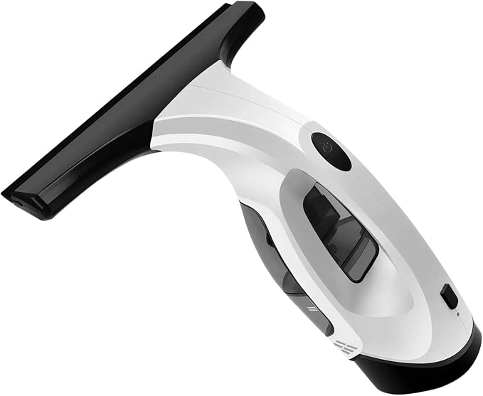 Electric Window Cleaner，Cordless Glass Vacuum，Rechargeable Squeegee | 2000Pa Suction，Streak-Free Shine，for Home Windows，Shower Doors，Car Windshields，Lightweight 1.08kg