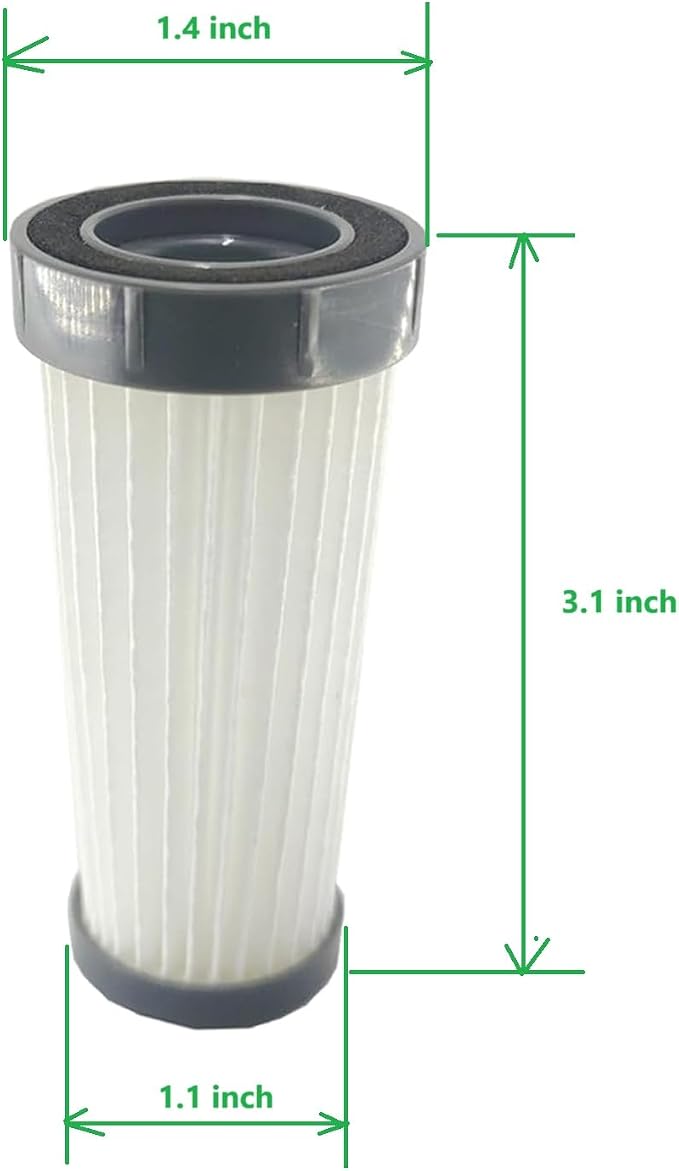 5 Pack HEPA Filter Replacement, Washable Filters Compatible with Teant Blue, Gray Upgrade and Pink Mattress Vacuum