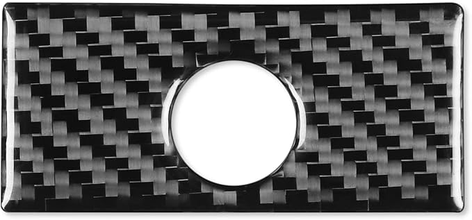 Real Carbon Fiber Trim for Infiniti Accessories | for G35 G37 G25 Q60 Q40 2007-2015 S X Sedan Coupe Convertible Dash Co-Pilot Storage Box Handle Thick Overlay Decal