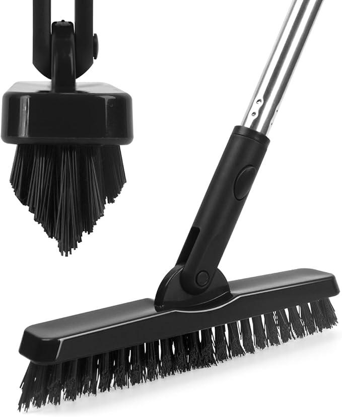 CELOX Grout Cleaner for Tile Floors, Shower Tile Floor Scrubber for Cleaning Baseboard Bathroom, Black