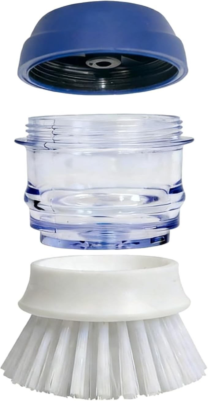 CELOX Dish Brush with Soap Dispenser, Palm Brush for Cleaning Kitchen