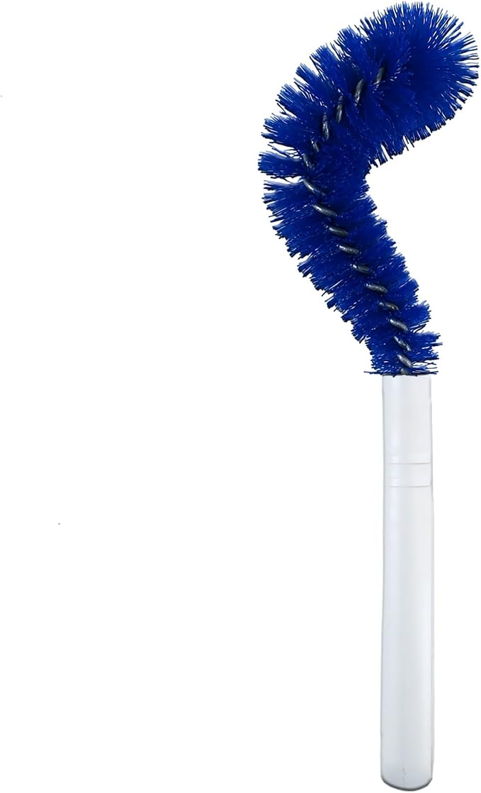 Fuller Brush Multi-Purpose Kitchen Brush – Bristle Scrubber for Garbage Disposal, Drain Cleaning, Carafes, Jars & Under Rims – Curved Ergonomic Design