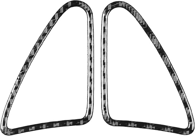 Real Carbon Fiber Dashboard Side Stickers Fit for Mazda 3 2004-2009 | Dashboard Side Air Vent Trim Decorations | Accessories | Anti-scratch