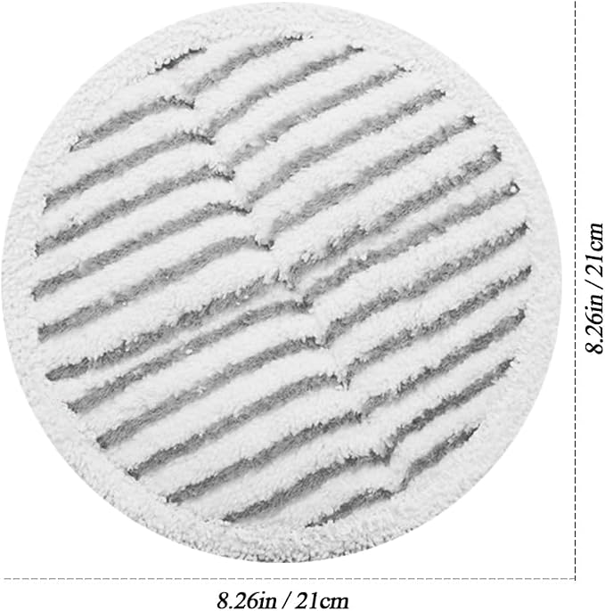 Spinwave Mop Pads Fit for Bissell Spinwave 20399 23157 23159 2039A 2124A 20393 2039T 2039W 20391 20395 2307 2315A Soft Scrubby Pads for Hardwood Floor Cleaning Replacement Pads(8Pack)