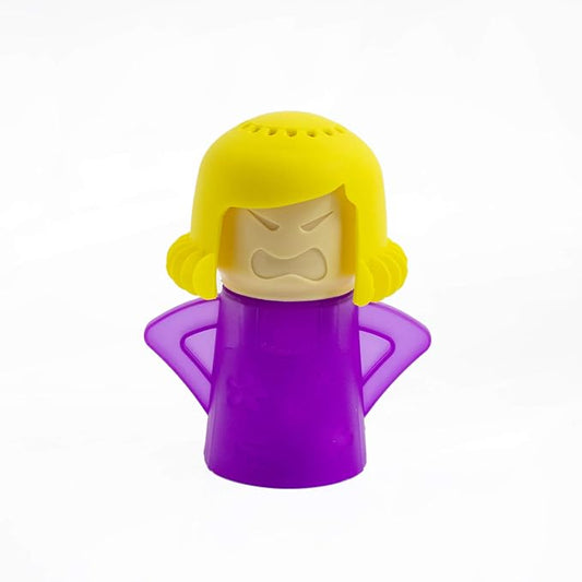 Microwave Cleaner Steam Angry mama Easily Cleans the Crud In Minutes. Fast Action Steam Kitchen Gadget,Just Add Vinegar and Water (purple)