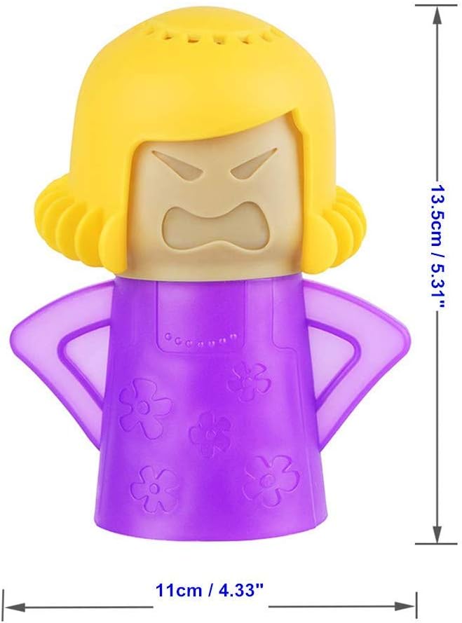 Microwave Oven Steam Angry Mama Cleaner Easily Cleans the Crud In Minutes Microwave Oven Steam Cleans With Vinegar and Water for Home Office Kitchens (Purple)