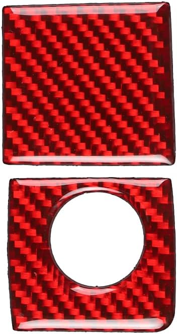Real Carbon Fiber Trim for Toyota Camry Accessories | for 2012 2013 2014 Co-Pilot Storage Box Switch Frame Interior Thick Overlay Decal