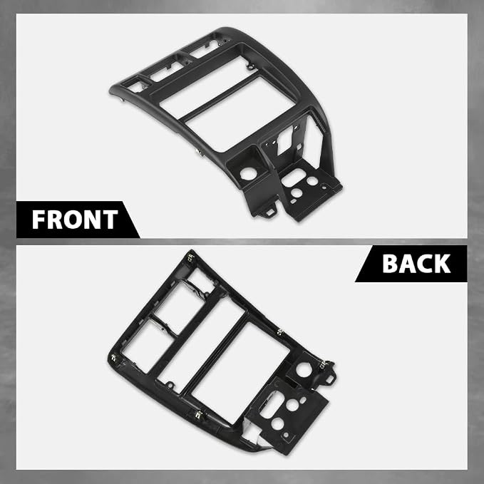 G-PLUS Center Dash Climate Control Radio Bezel Trim | Compatible with Toyota Tacoma 1998-2004 Black Dashboard Panel