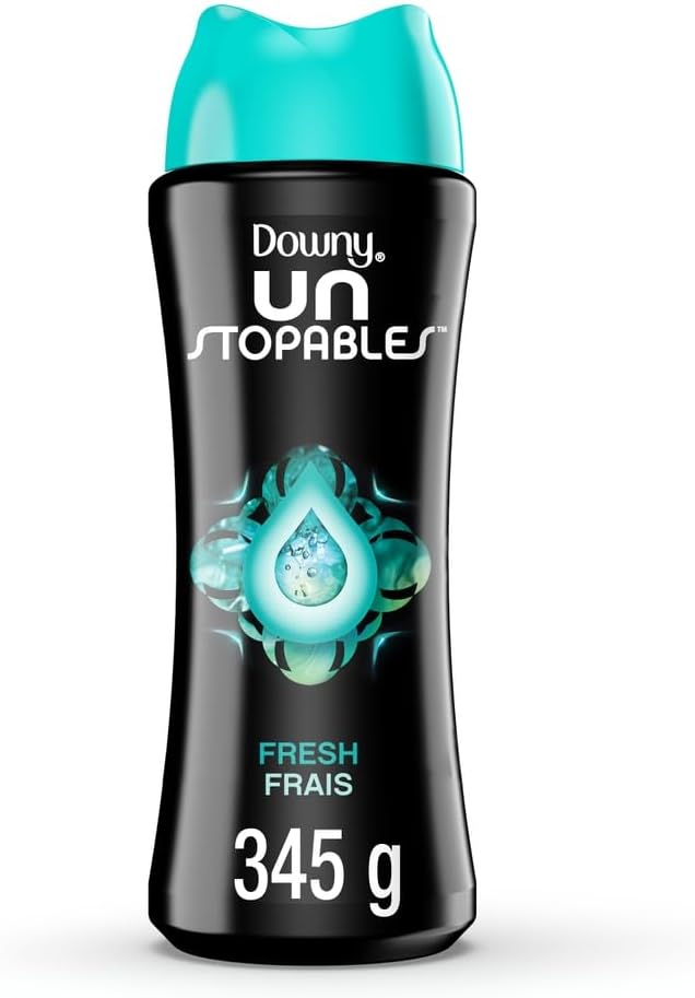 Downy Unstopables In Wash Scent Booster Beads, Fresh Scent, 13.2 oz, Laundry Beads for odor Protection, Downy Scent Booster Beads, Laundry Scent Boosters