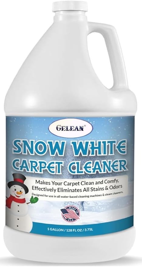 Carpet Cleaner Shampoo - MADE IN USA - Concentrate Carpet Cleaner & Deodorizer - Pet Stain And Odor Remover - Rug Extracting Shampoo, Upholstery, and Machine Use - Fresh Scent (128 Fl Oz)