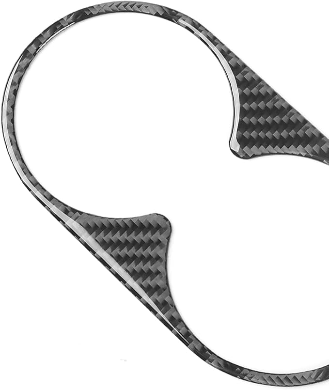 Real Carbon Fiber Trim for Honda CRV Accessories | for CR-V 2012 2013 2014 2015 2016 Rear Cup Holder Panel Frame Sticker Interior Thick Overlay Decal