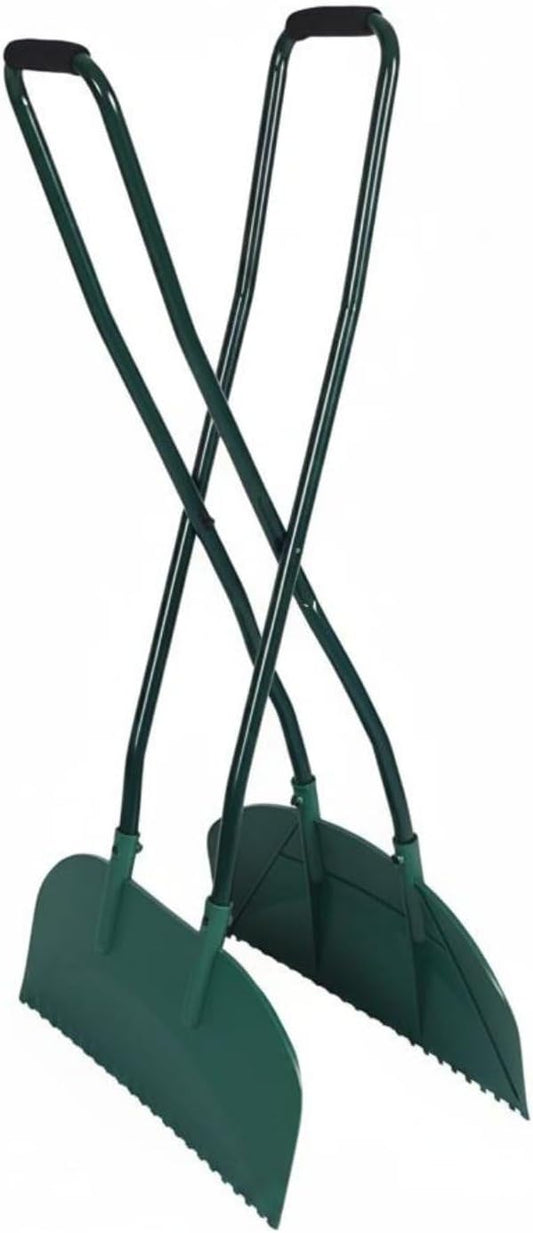 Debris Tongs with Long Handles Serrated Leaf Collectors Labor-Saving for Garden Cleanup, Lawn Tidying