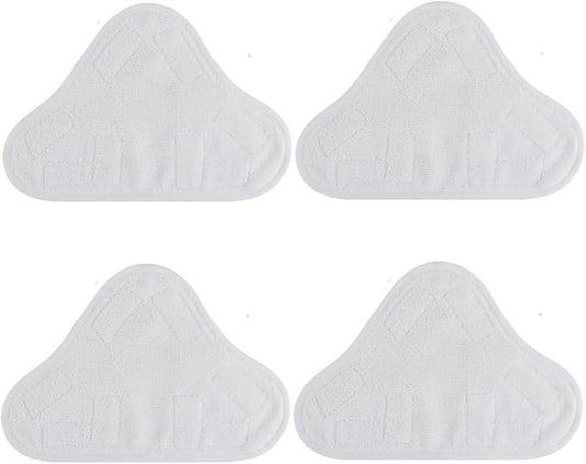 Sgizoku Microfiber Steam Mop Pad Replacement Compatible with H2O H20 Mop X5 Steam Steam Cleaners Washable & Reusable - 4 Pack