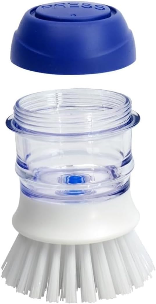 CELOX Dish Brush with Soap Dispenser, Palm Brush for Cleaning Kitchen