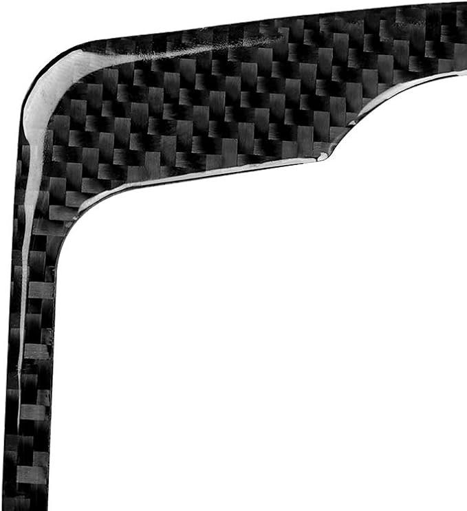 Real Carbon Fiber Trim for Audi Accessories | for B9 A4 S4 A5 S5 2017-2019 / RS5 2018 2019 Center Console Mini Display Panel Frame Interior Thick Overlay Decal