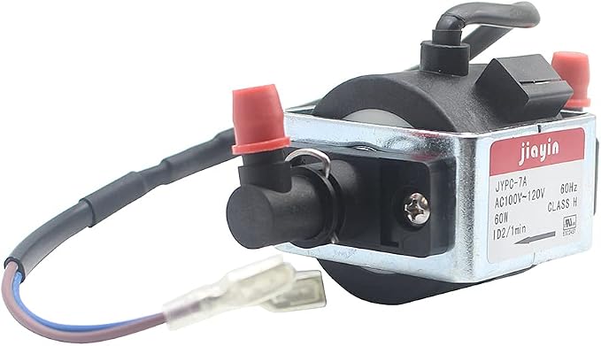 Jiayin JYPC-7A AC 120V 60W 2400cc/min 2bar Water Solenoid Liquid Pump Fit for Rug Doctor/Bissell Deep Carpet Cleaner,Replacement Part Mighty Pro X3,DCC-1,B0600,B0608,etc,with spring clips, inserts