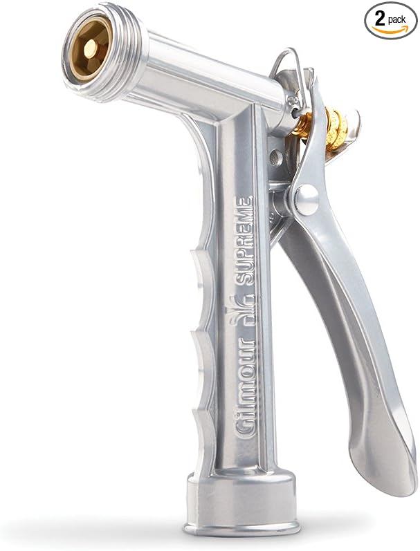 Gilmour Metal Front Threaded Hose Nozzle